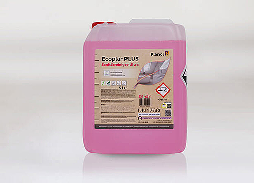 Ecoplan PLUS “Ultra” sanitary cleaner from Planol - Canister (1 x 5 litres) Ecoplan PLUS Sanitärreiniger Ultra von Planol im 5-Liter-Kanister