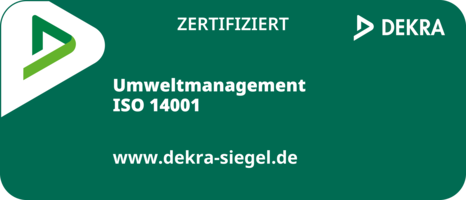 DEKRA zertifiziert – Umweltmanagement ISO 14001